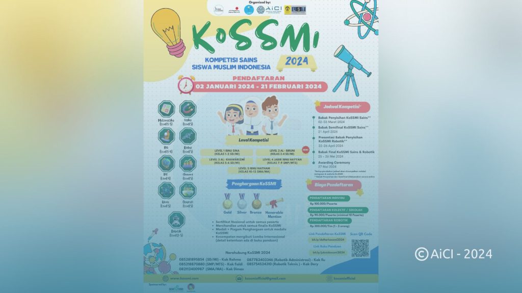 AiCI Bersama Abak Academy Menyelenggarakan Kompetisi AI dan Robotik KoSSMI 2024