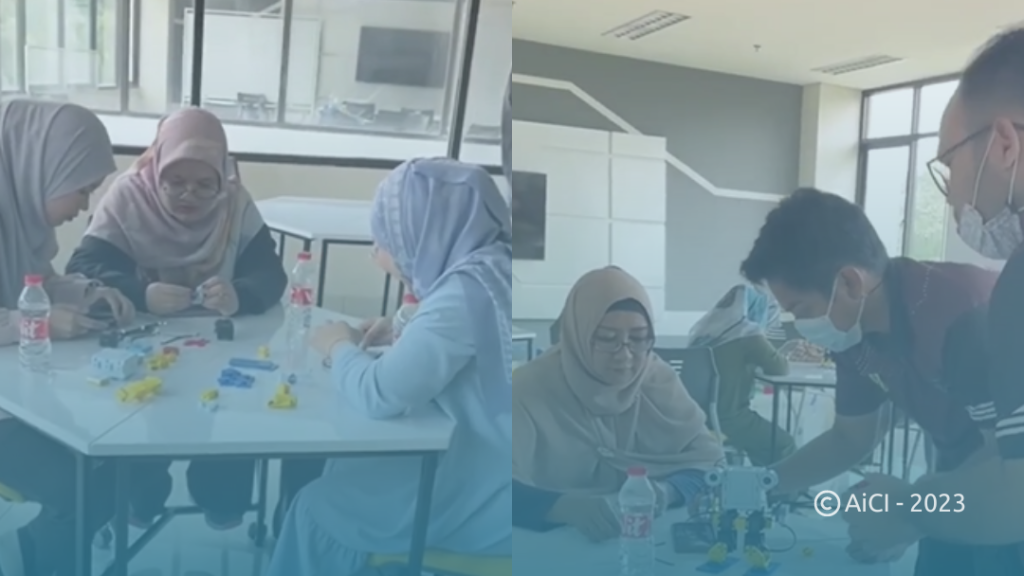 Students Exchange dari Malaysia Mengunjungi AiCI Belajar Ai dan Robotik