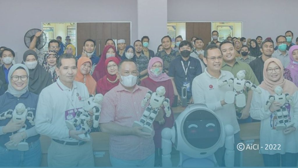 Workshop Ai dan Robotik untuk Guru dan Praktisi Pendidikan Kolaborasi AiCi dengan BRIN di InaRI Expo 2022