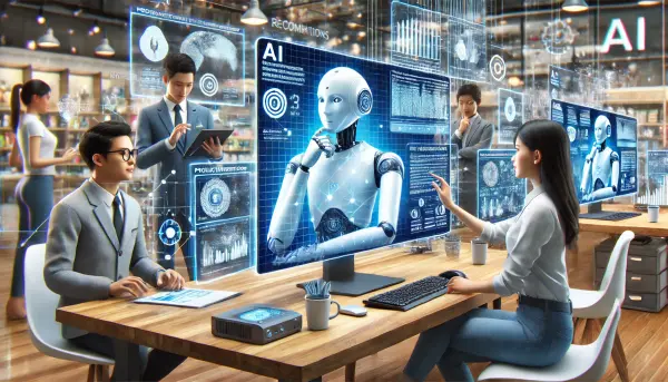 4. Fokus pada interaksi chatbots, analisis data, dan rekomendasi produk