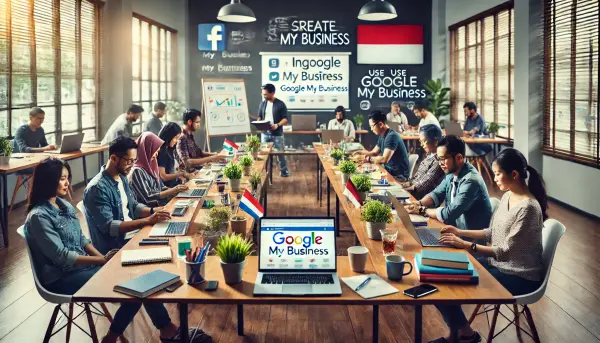 5. Pemilik UMKM belajar tentang cara membuat website dan menggunakan Google My Business