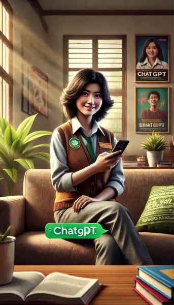 3. Siswa menggunakan ChatGPT sebagai asisten pribadi