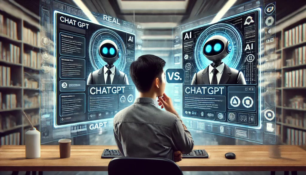 Ilustrasi Perbandingan ChatGPT dengan AI lainnya. Ketahui kelebihan dan kekurangannya dalam membantu pekerjaan sehari-hari