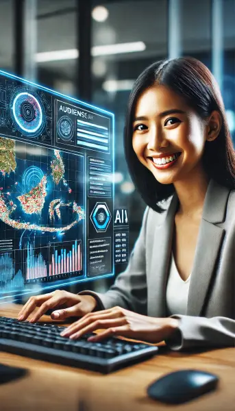 2. Elemen teknologi AI untuk menunjukkan keterlibatan dalam penargetan audiens