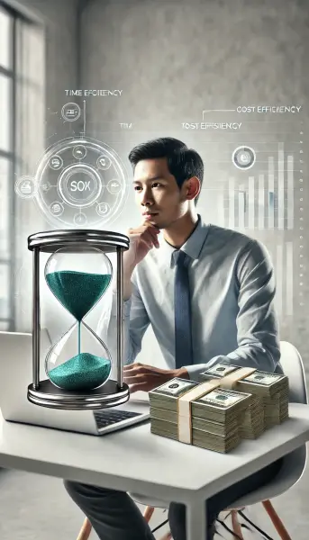 3. Efisiensi waktu dan penghematan biaya dalam pemasaran berkat penerapan AI