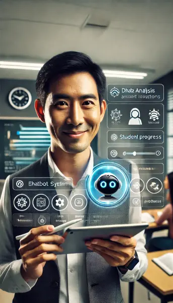 4. Strategi Penerapan AI yang Efektif Termasuk Penggunaan Chatbot, Analisis Data Siswa