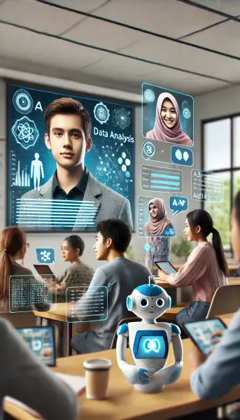 5. Siswa Indonesia yang terlibat dengan berbagai elemen AI