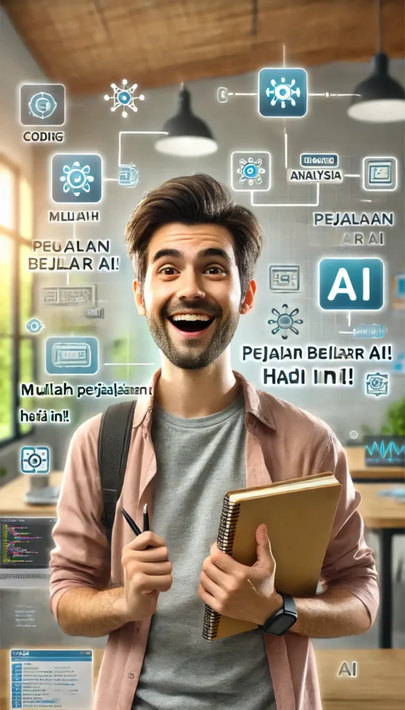 6. Seorang pemula yang bersemangat dalam perjalanan belajar AI