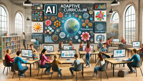 Berbagai jenis kurikulum adaptif yang dihasilkan oleh AI