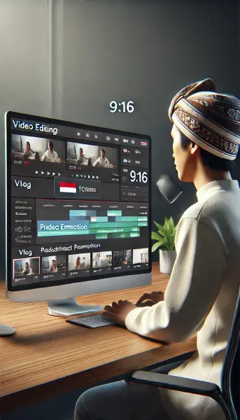 3. Edit Video dengan AI, Pilih Template yang Sesuai dengan Jenis Video yang Ingin Anda Buat