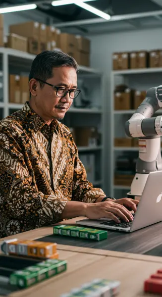 1. AI membantu UMKM mengotomatisasi proses yang memakan waktu