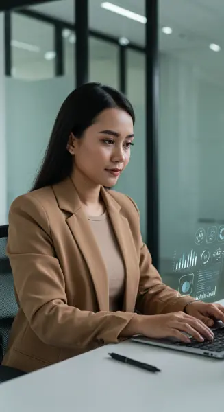 1. AI membantu mengotomatisasi proses bisnis untuk meningkatkan efisiensi