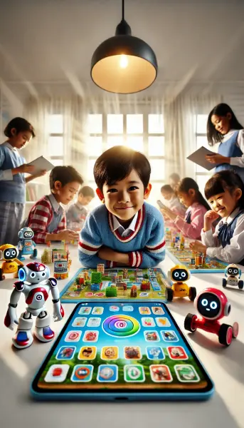 2. Menggunakan Alat Bantu Belajar seperti Permainan, Aplikasi, dan Robot Interaktif untuk Siswa Usia Dini
