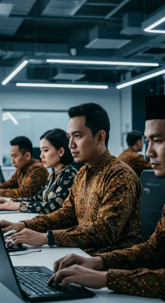 2. Pengembangan AI membantu meningkatkan daya saing Indonesia di pasar global