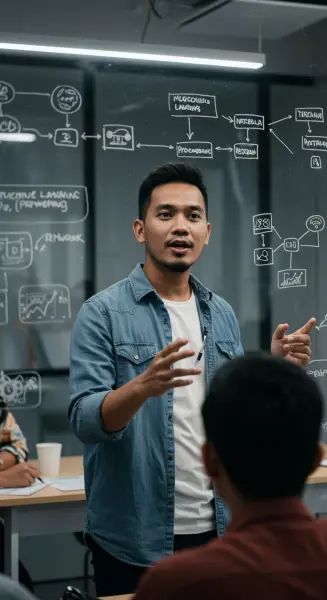 4. Strategi AI yang efektif mencakup pembelajaran mesin, bahasa alami, dan IoT