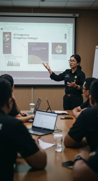5. Implementasi AI memerlukan strategi dan pelatihan khusus dalam keamanan siber