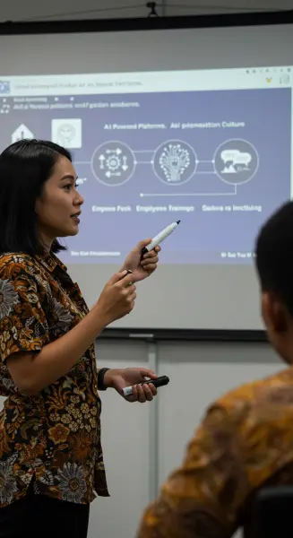 5. Memanfaatkan platform berbasis AI, pelatihan karyawan, dan membangun budaya inovasi