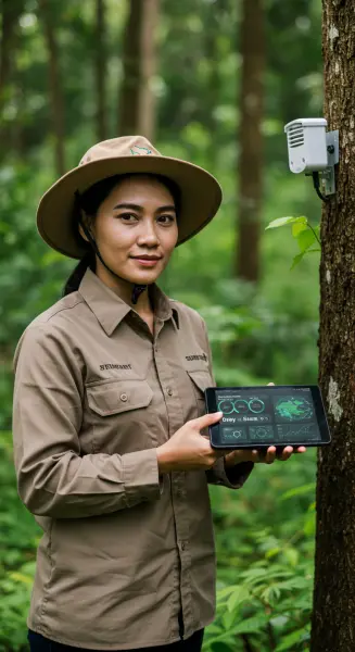 1. AI dapat membantu memantau perubahan lingkungan secara real-time