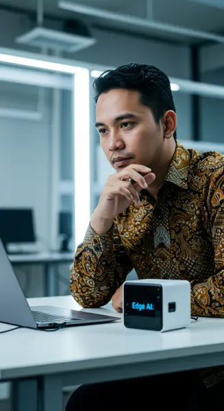 1. Edge AI memproses data secara lokal pada perangkat, mengurangi ketergantungan pada koneksi internet