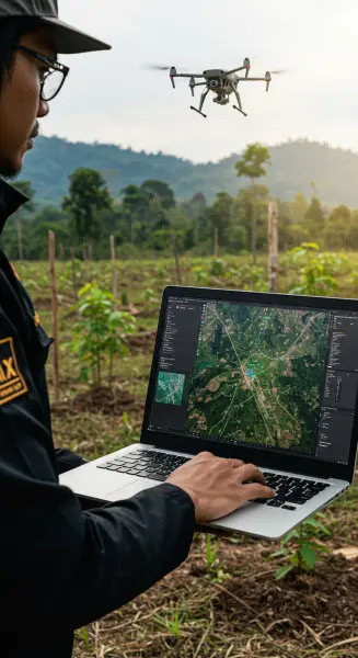 5. AI membantu dalam restorasi ekosistem melalui analisis data satelit dan drone