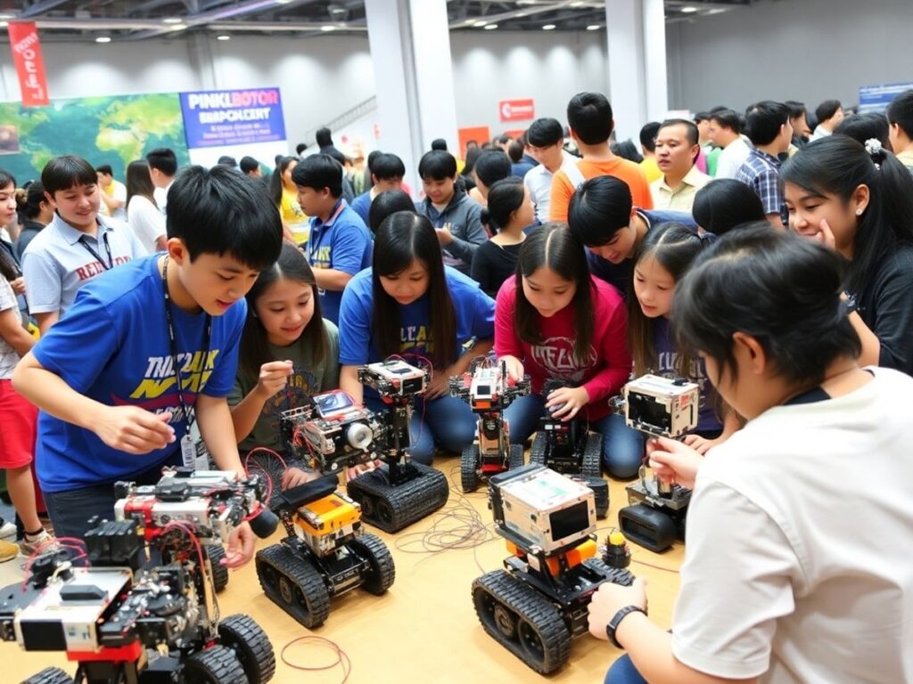 Kompetisi Robot Internasional Robothon dengan Leanbot