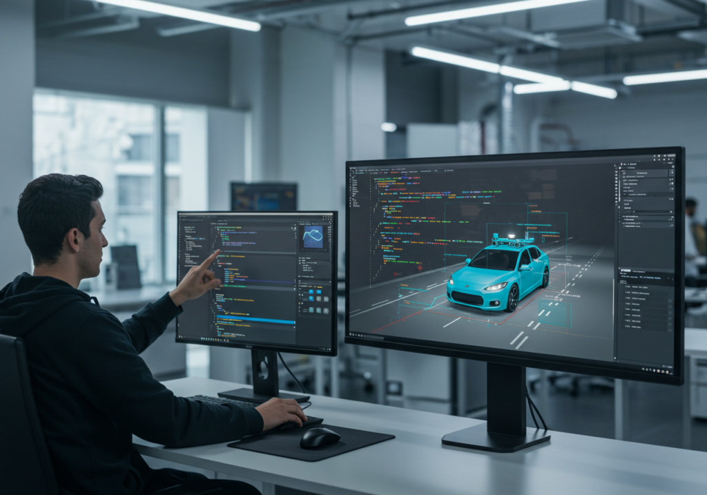 Teknologi Digital Twins untuk Belajar Coding dan AI