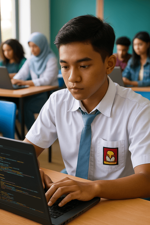 Siswa Koding dan KA Indonesia