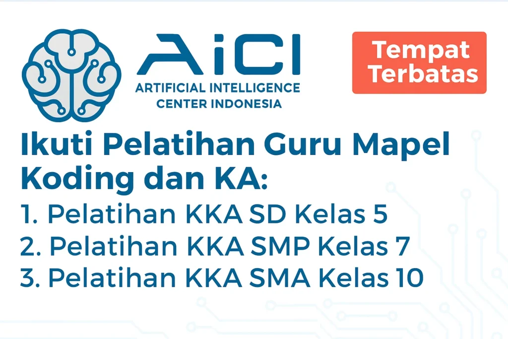 Pelatihan Guru Koding dan Kecerdasan Artifisial