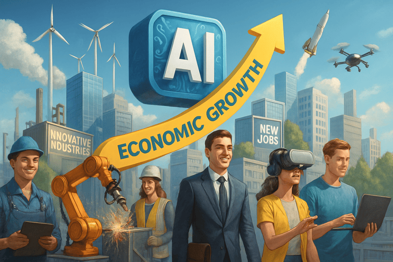 AI mendorong pertumbuhan ekonomi dan menciptakan lapangan kerja baru