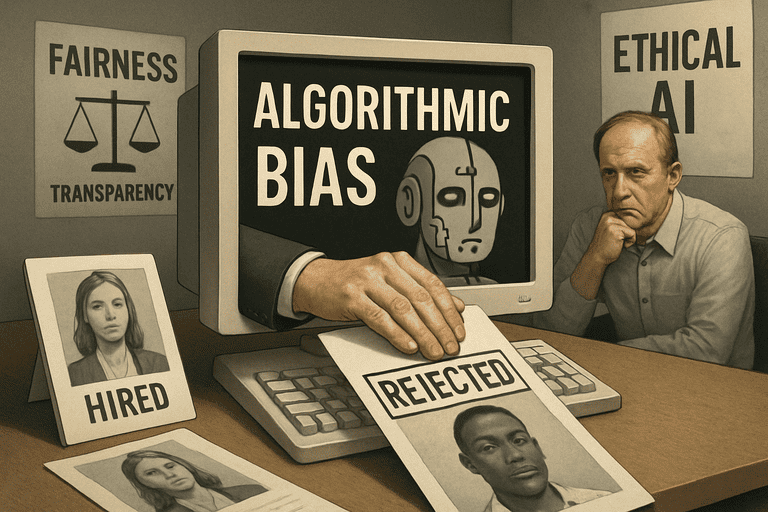 Bias algoritma dalam sistem AI pemerintahan yang mempengaruhi keadilan