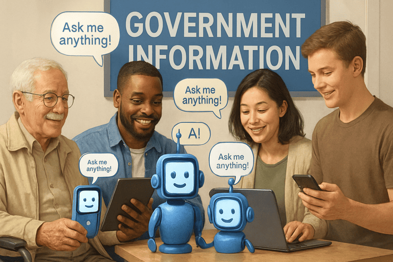 Chatbot AI memberikan layanan publik yang mudah diakses dan responsif