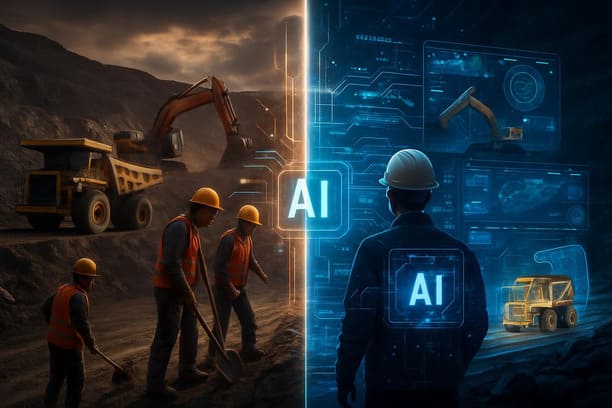 Transformasi AI dalam industri pertambangan