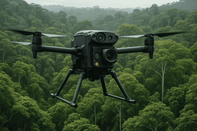 Drone AI untuk pemantauan satwa liar