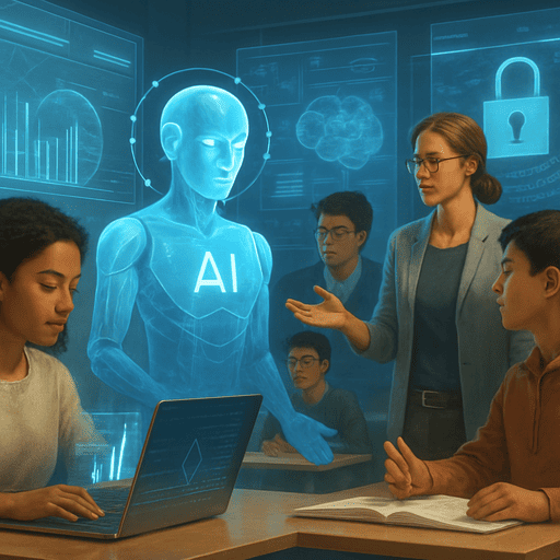 Ilustrasi AI menciptakan jalur pembelajaran personal