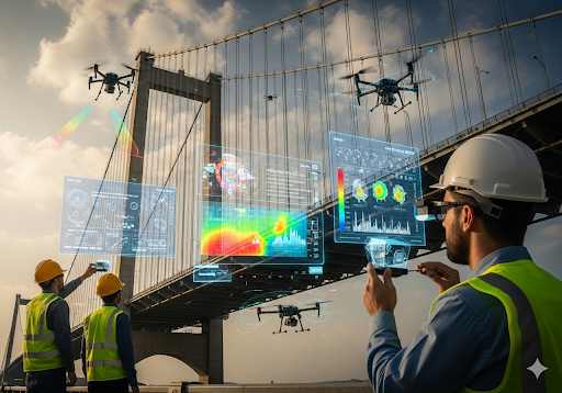 02. Engineers use AI and augmented reality to conduct predictive maintenance on critical infrastructure
