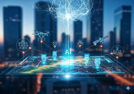02. Peran AI dalam mengakuisisi dan menganalisis data geospasial sangat penting