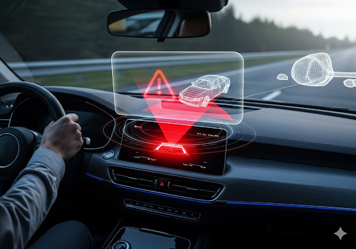 03. In-vehicle AI systems provide real-time warnings and automated emergency responses to prevent collisions