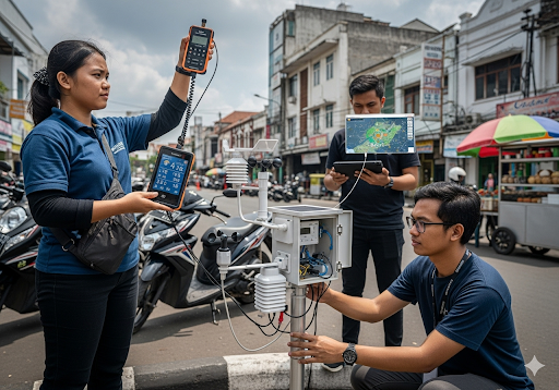 1. Pengumpulan Data Cuaca Skala Mikro dengan Sensor dan IoT
