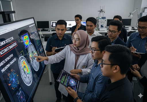 1. Visi Komputer dan Pembelajaran Mendalam untuk Diagnosis Akurat