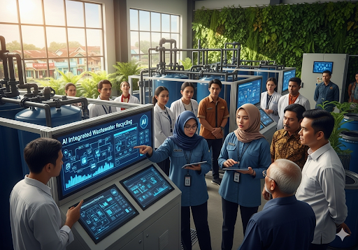 3. Daur Ulang dan Pengolahan Air Limbah Berbasis AI