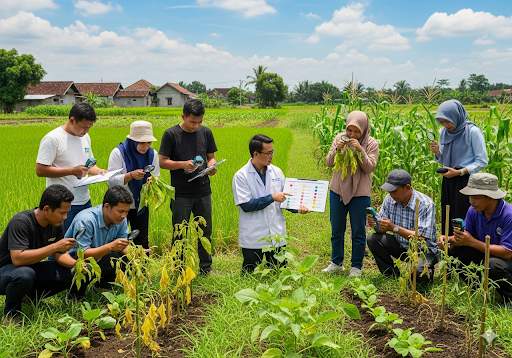 4. Identifikasi Kekurangan Nutrisi dan Stres Tanaman